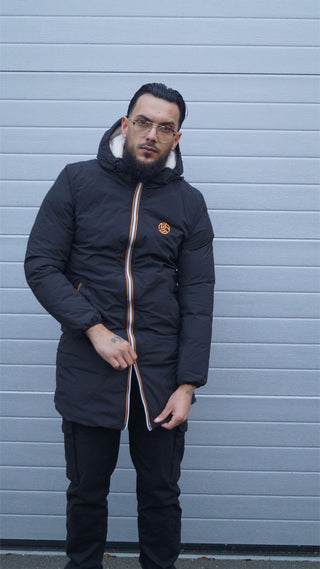 Parka  imperméable à capuche moltoné