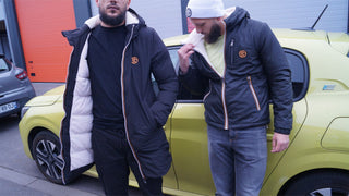 Parka  imperméable à capuche moltoné